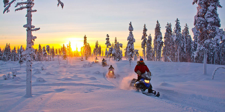 Poolervaring in Lapland, Finland